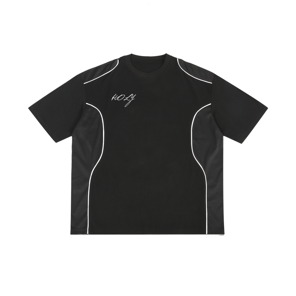 Contrast Piped Panel T-Shirt