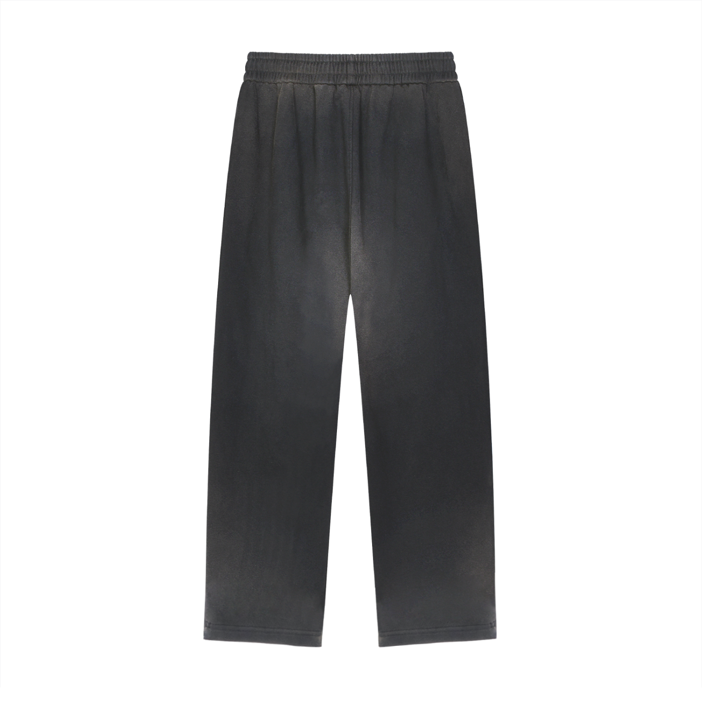 Sun Fade Raw Edge Straight-Leg Sweatpants