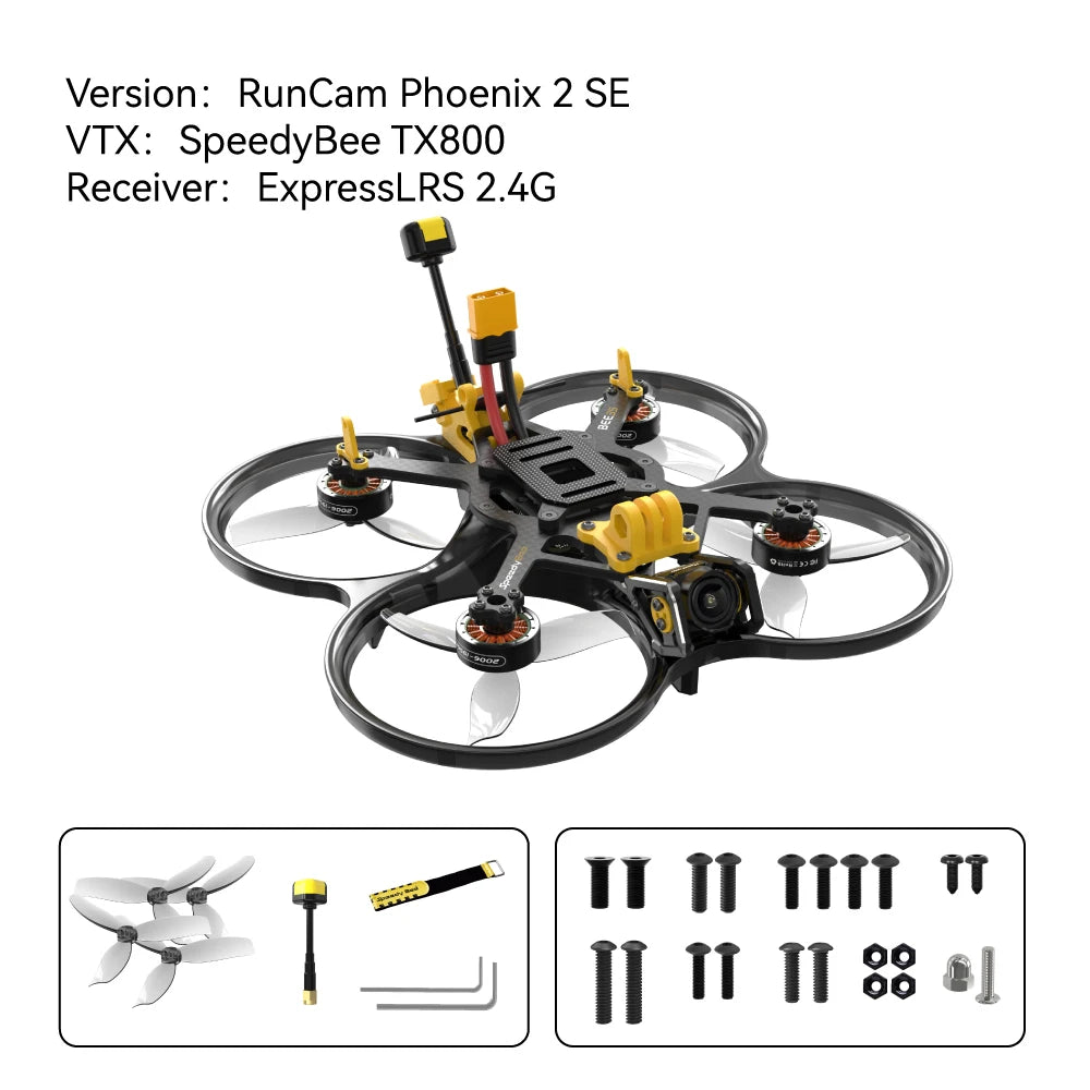 SpeedyBee Bee35/Bee35 Pro 3.5 inch  HD O3 Air Unit Cinewhoop Ducted FPV Freestyle RC Drones