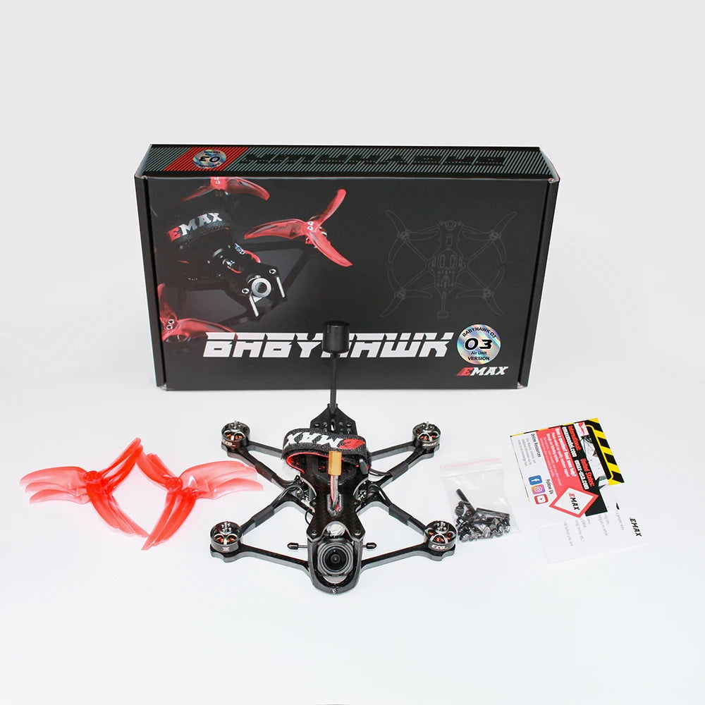 EMAX Official Babyhawk O3 Air Unit 3.5Inch 4S 3700KV FPV Drone BNF PNP 4K HD Drone Quadcopter With Camera RC FPV Drone New