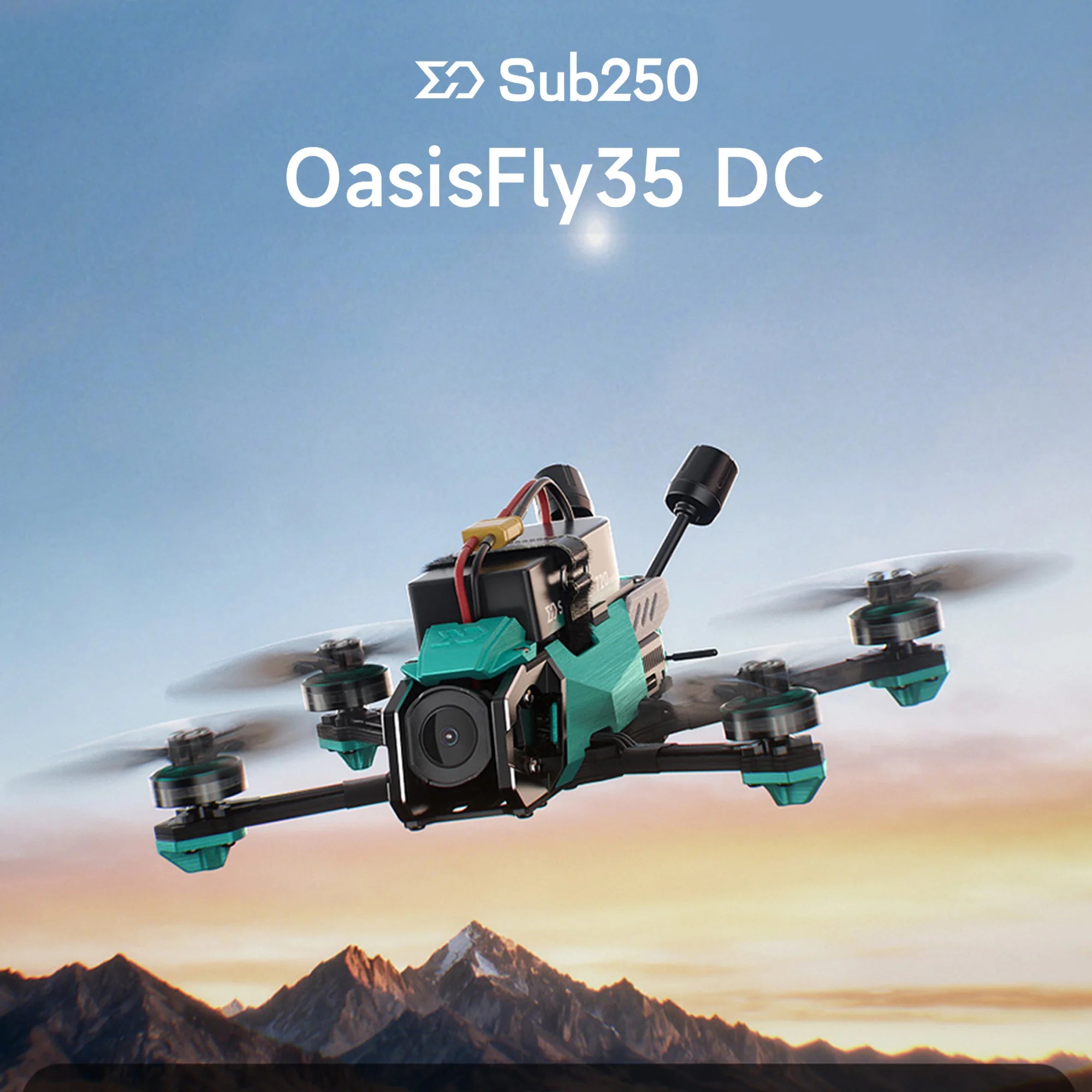 Sub250 OasisFly35 D C 3.5Inch HD O4 Pro 4S FPV RedFox 45A AIO XT30 1804 3450KV Motor CineWhoop Drone
