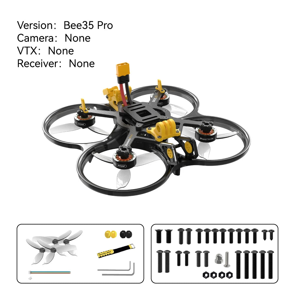 SpeedyBee Bee35/Bee35 Pro 3.5 inch  HD O3 Air Unit Cinewhoop Ducted FPV Freestyle RC Drones